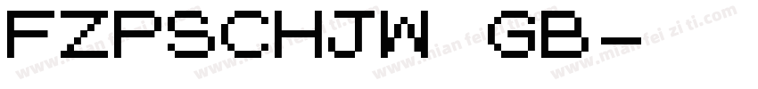 FZPSCHJW GB字体转换